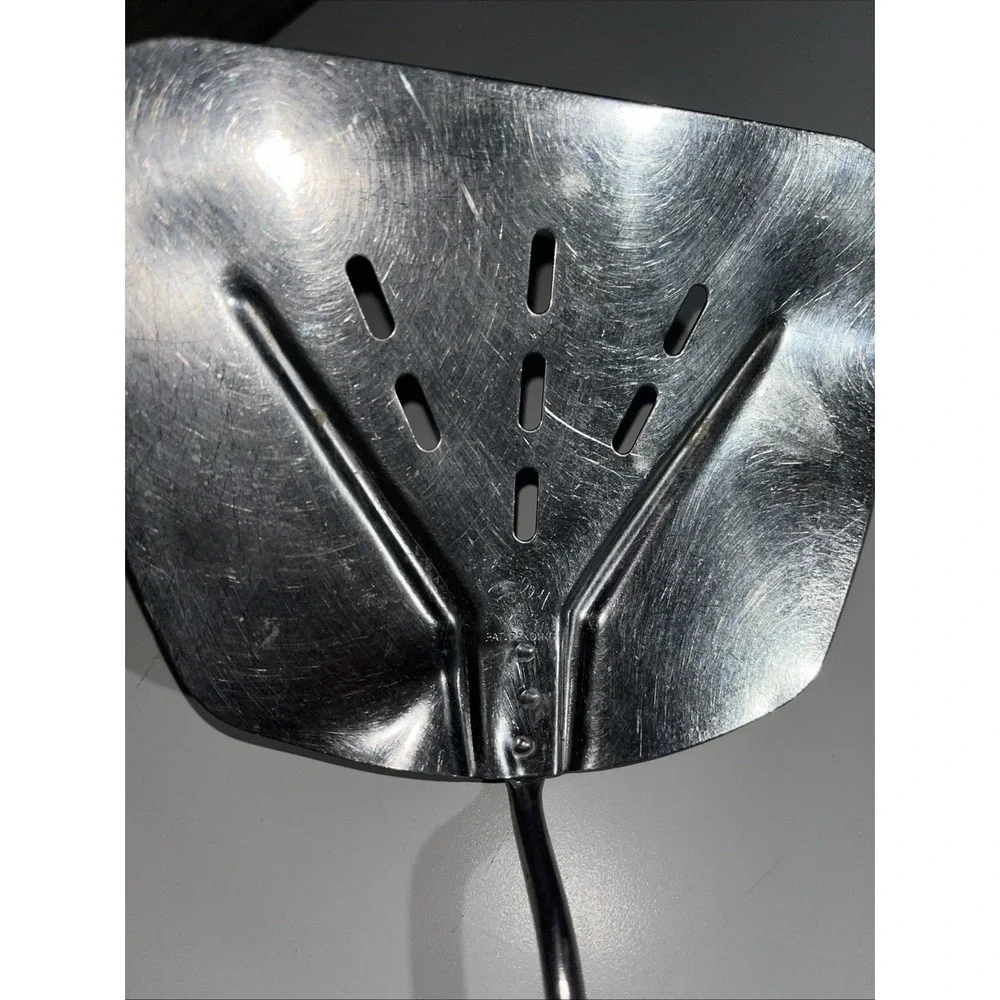 Foley Vintage Stainless Steel Spatula Lifter Curved Slotted Flipper 